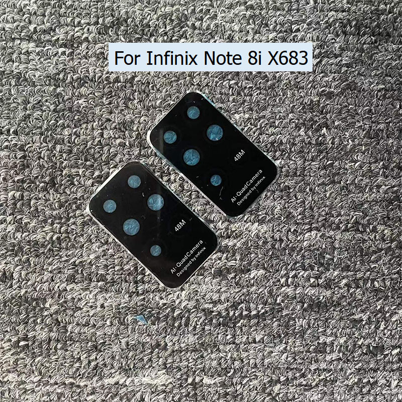 For Infinix Note 11 Pro X697 Rear Back Camera Glass Lens With Glue Sticker For Infinix Note 10 8 8i 7 Lite: Note 8i X683 1PCS