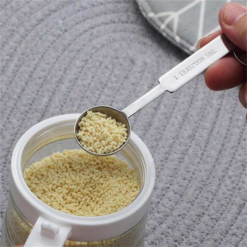 Measuring Spoons Set 304 Stainless Steel Tablespoon Teaspoon cleanly marking for Baking Tea Coffee Kitchen Accessories tool set