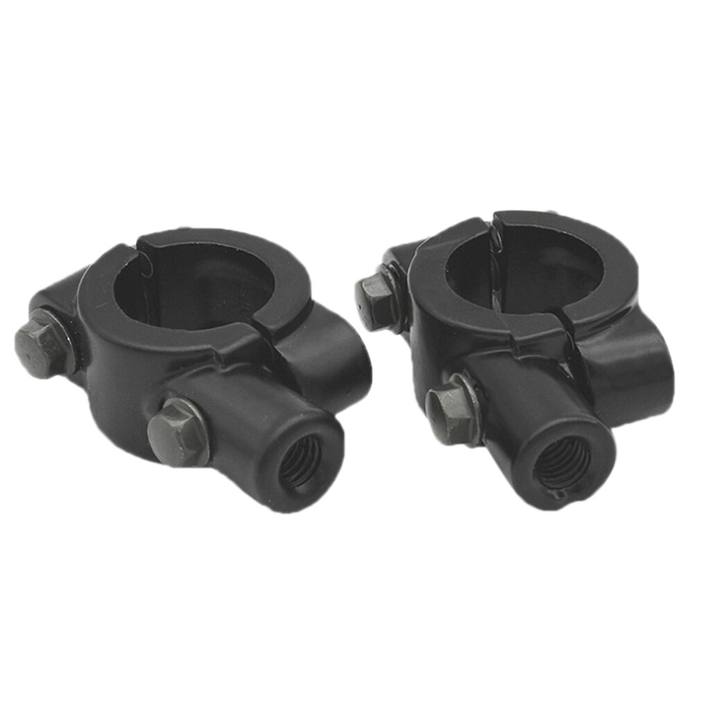 Evermotor 1" Motorcycle Mirror Handlebar Bracket Universal Mount