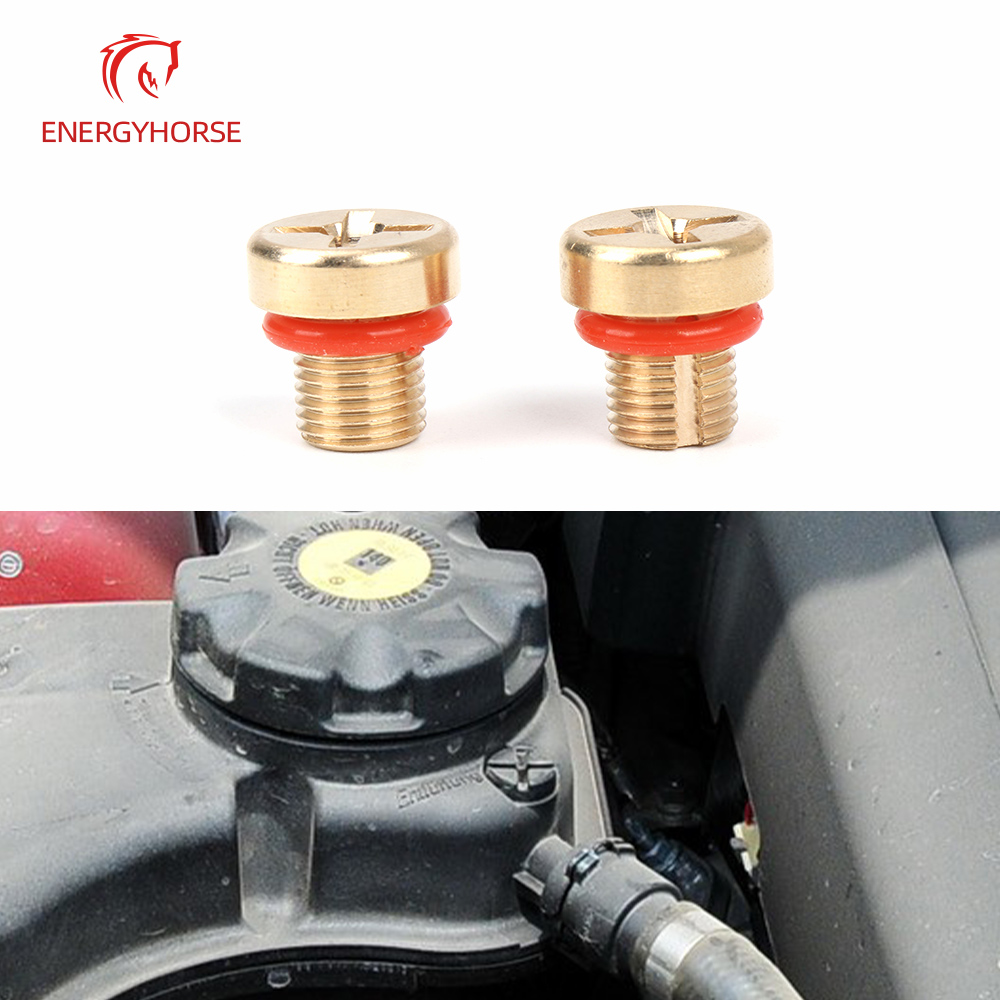 Koelvloeistof Expansie Tank Ontluchter Schroef Messing Voor Bmw E36 E39 E46 E53 Bill Auto Olie Radiator Pijp Watertank Retourleiding