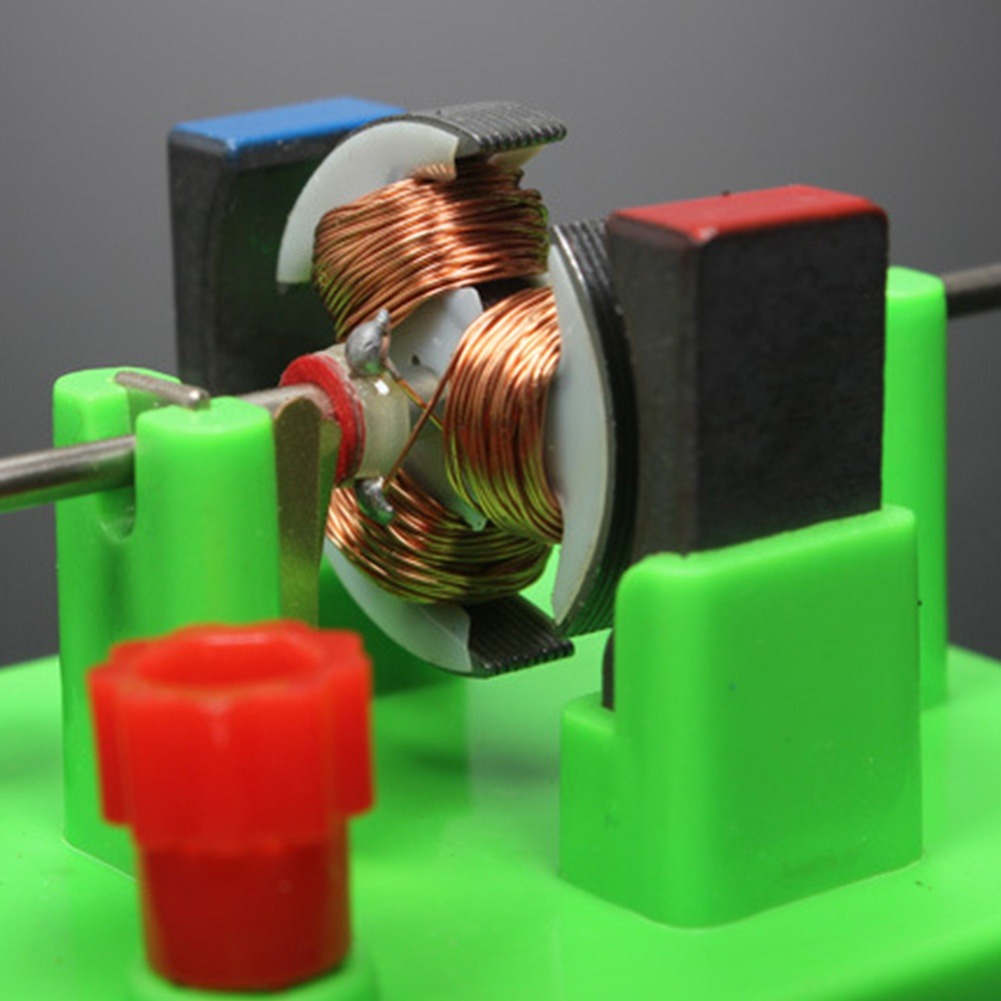 Modelo de Motor eléctrico de CC DIY, ayuda para experimentos de física, juguete educativo para estudiantes