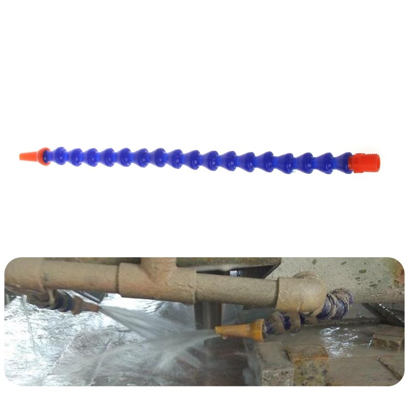 Hngchoige Plastic 10 Stuks Ronde Nozzle 1/4PT Blauw Oranje Flexibele Olie Koelvloeistof Pipe Slang Niet Giftig En lange Levensduur