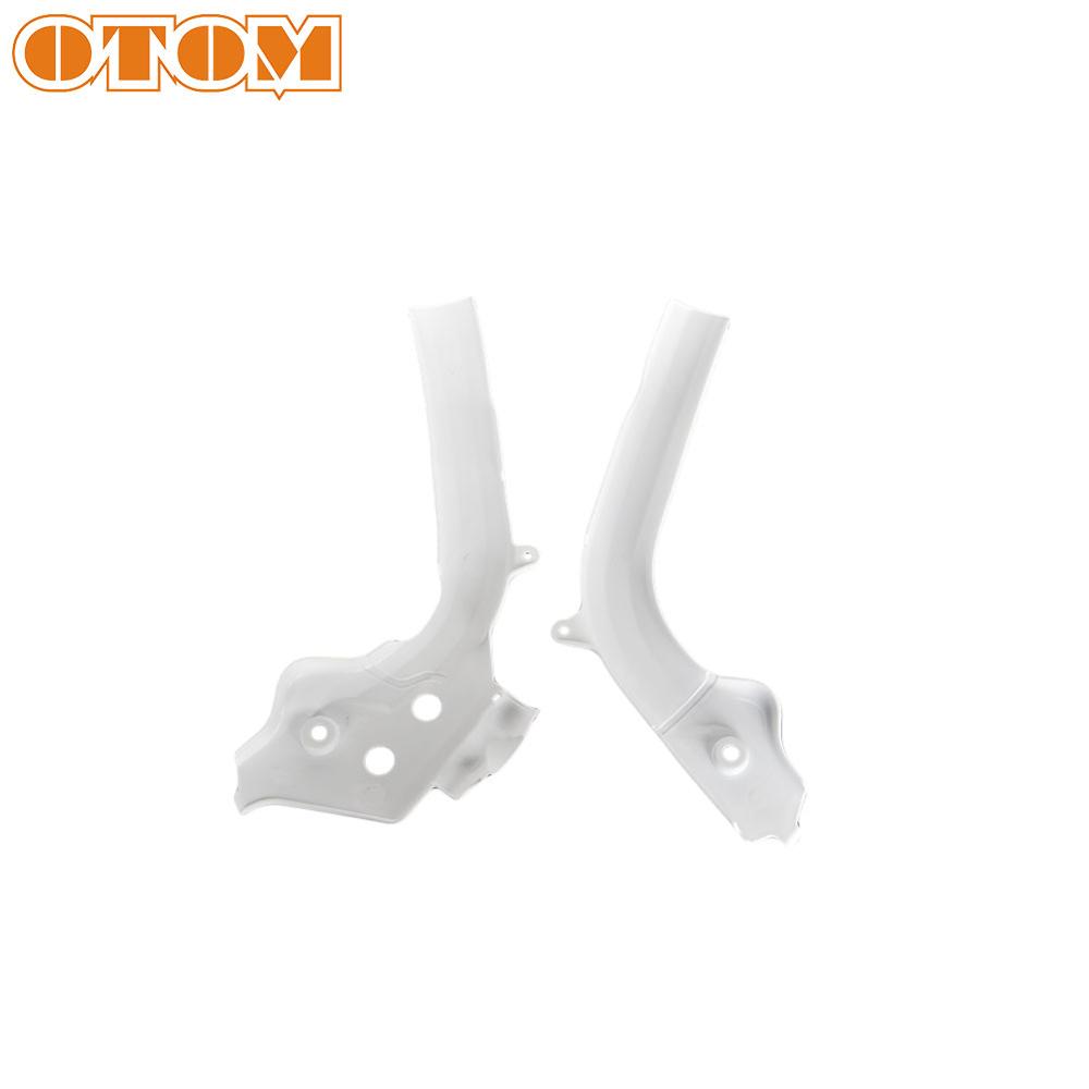 OTOM Motocross X-Grips Frame Guards Frameguards Plastic Protector Cover Voor KTM SX SXF EXCF 125 250 350 450 HUSQVARNA TE FE FC: White