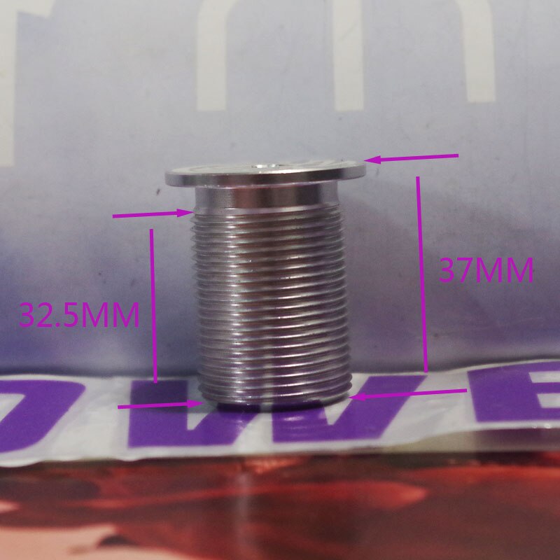 Bicycle BMX M25 Fork Bolt Top Cap Stem fixing Screw Aluminium 7075 made 1pcs