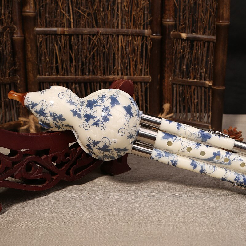 Kürbisflöte - Tonart C - Traditionelles Chinesisches Holzblasinstrument - Bakelit Performance-Niveau
