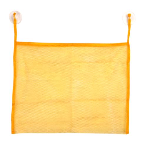 Hbb baby børn bad badekar legetøj mesh net opbevaringstaske organizer holder badeværelse: Gul