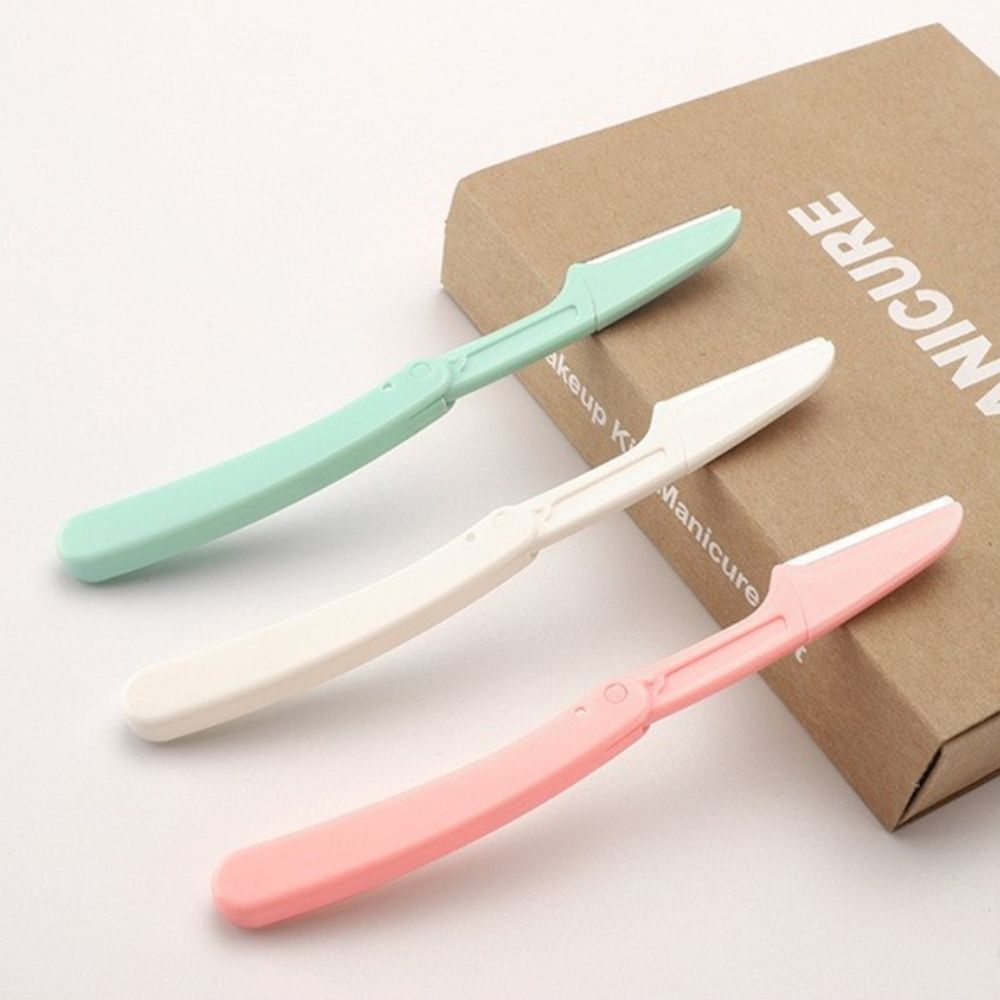 Cuchilla de pelusa Facial, utensilio de belleza, de para cejas maquinilla de afeitar, herramienta para quitar el vello Facial, recortador de cejas