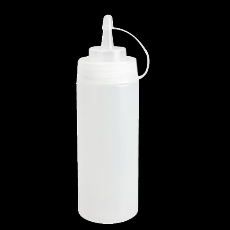 Food Grade Plastic Knijpfles Saus Fles Ketchup Jam Mayonaise Olijfolie Dispenser Fles BBQ Keuken Accessoires: 24OZ