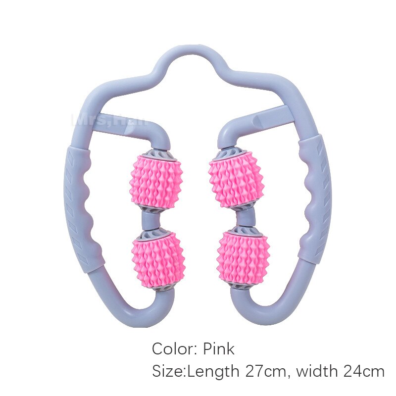 Yoga Massage Roller Triggerpoint Massage Rollers Voor Arm Been Nek Spierweefsel Voor Fitness Gym Pilates Sport Manual Massager: MULTI