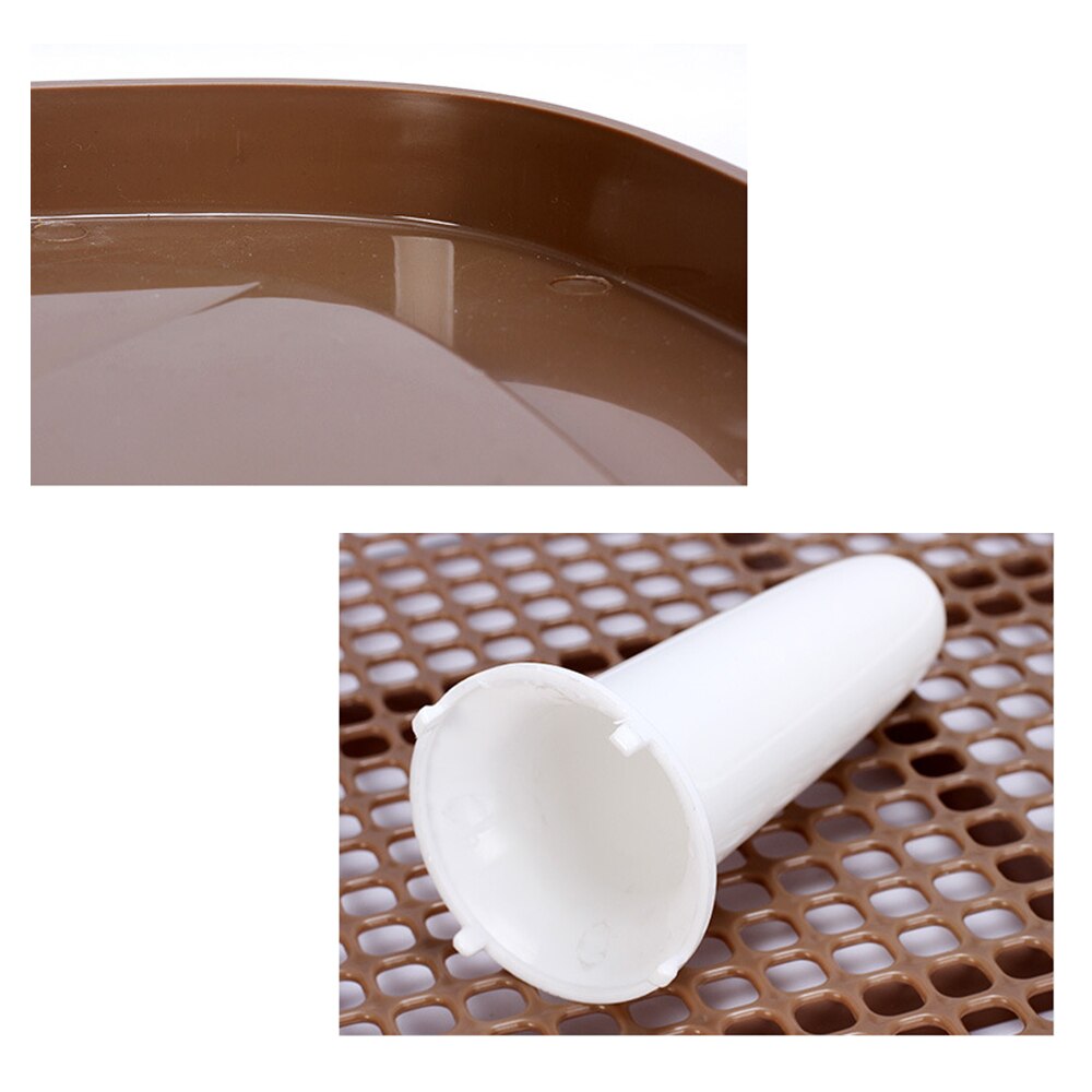 Orinal portátil de celosía para perros de compañía, cajas de arena para gatos, bandeja de arena para cachorros, inodoro de entrenamiento, suministro de limpieza para mascotas