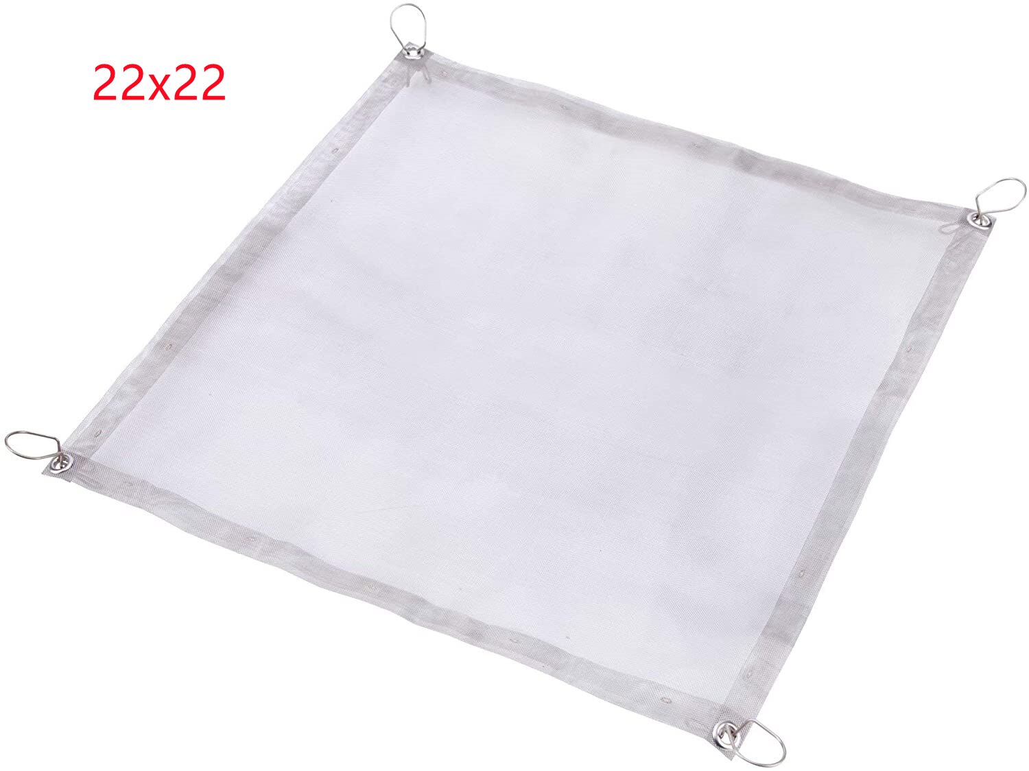 Utendørs camping hage bakgård oppvarming mesh rustfritt stål sammenleggbar bål bålstativ sammenleggbar bålplass grillverktøy demontere: 22 x 22 mesh