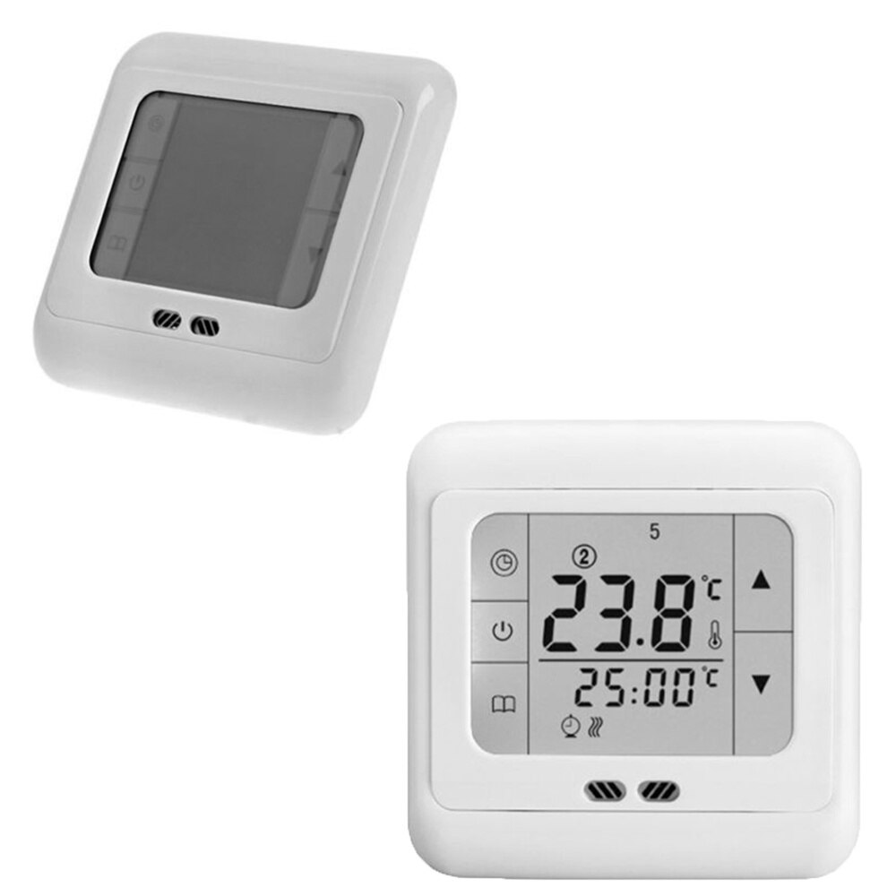 Programmable Digital Thermoregulator Touch Screen Room Heating Thermostat Underfloor Heating for Warm Floor Electric Heating Sys