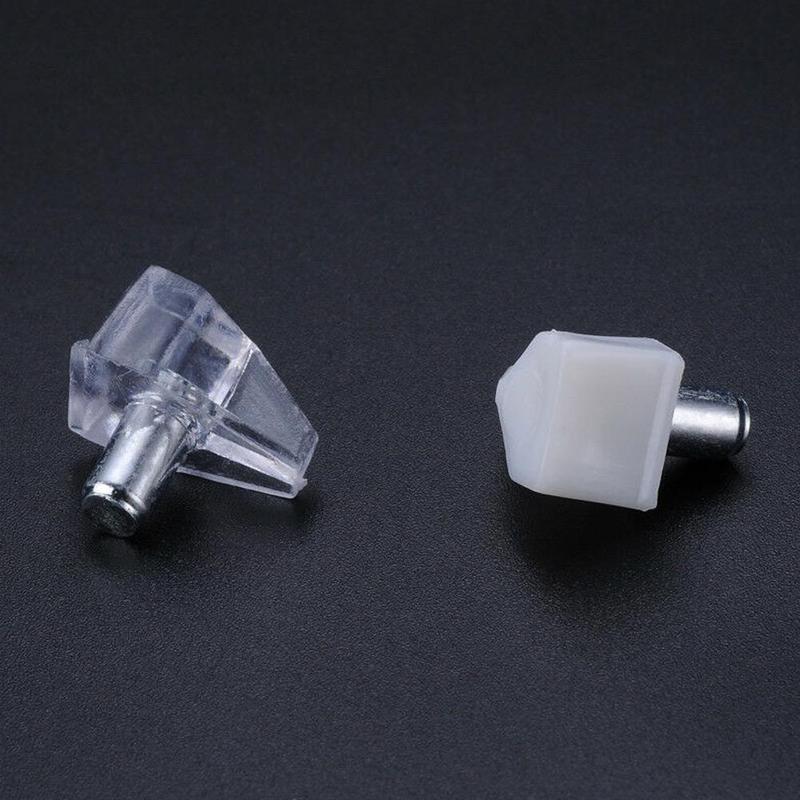 Transparent Plastic Furniture Shelf Support Cabinet Shelf Studs Accessories Cupboard Hardware Partition D1R0