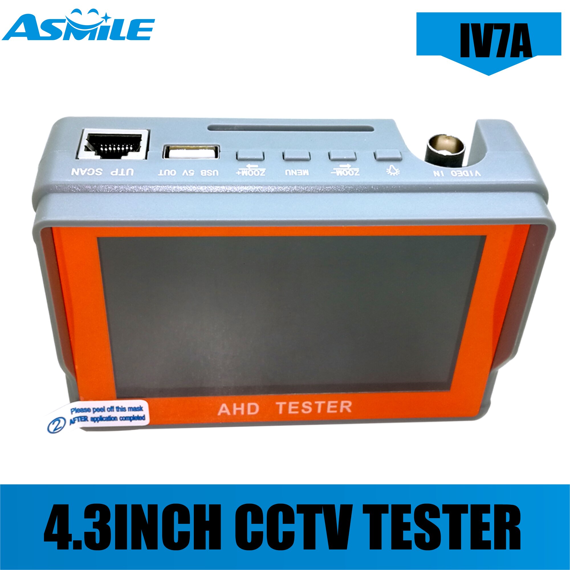 1080P 4.3-Inch LCD Screen Portable CCTV Tester Pro 2 In 1 For AHD CVBS Analog Camera Security Monitor