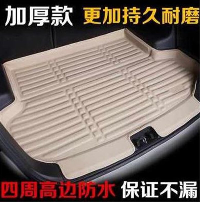 Voor peugeot auto-styling auto achterbakbekleding kofferbak bagagemat bak vloer tapijt modderpad beschermer