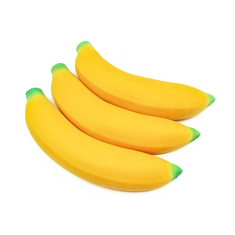 Simulatiefruit, fidget banaan, knijpspeeltje voor ontspanning en stressverlichting