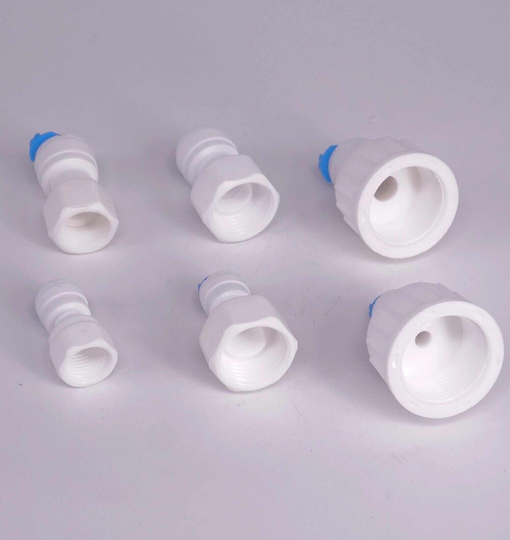 Fit Voor 1/4 "3/8" Od Tube Pushfit Te Bsp Connector Fitting Aquarium Omgekeerde Osmose Ro Water Dispenser