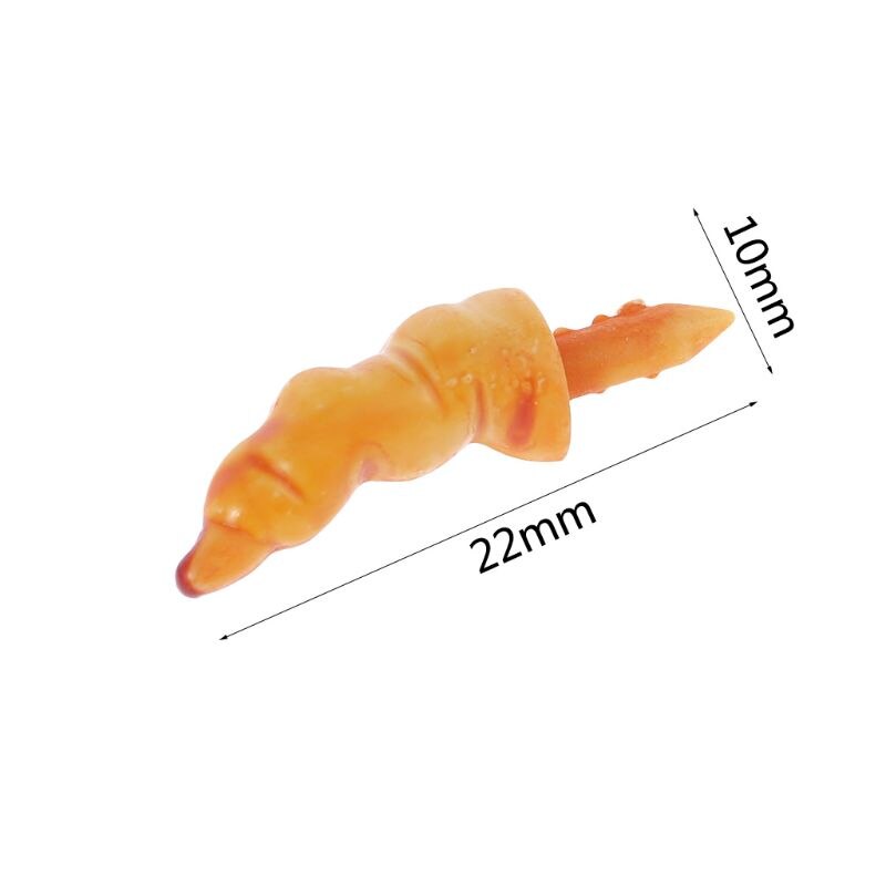 100 st 10 x 22mm plast diy snögubbe näsa för handgjorda hantverk barn leksaker jul dekor