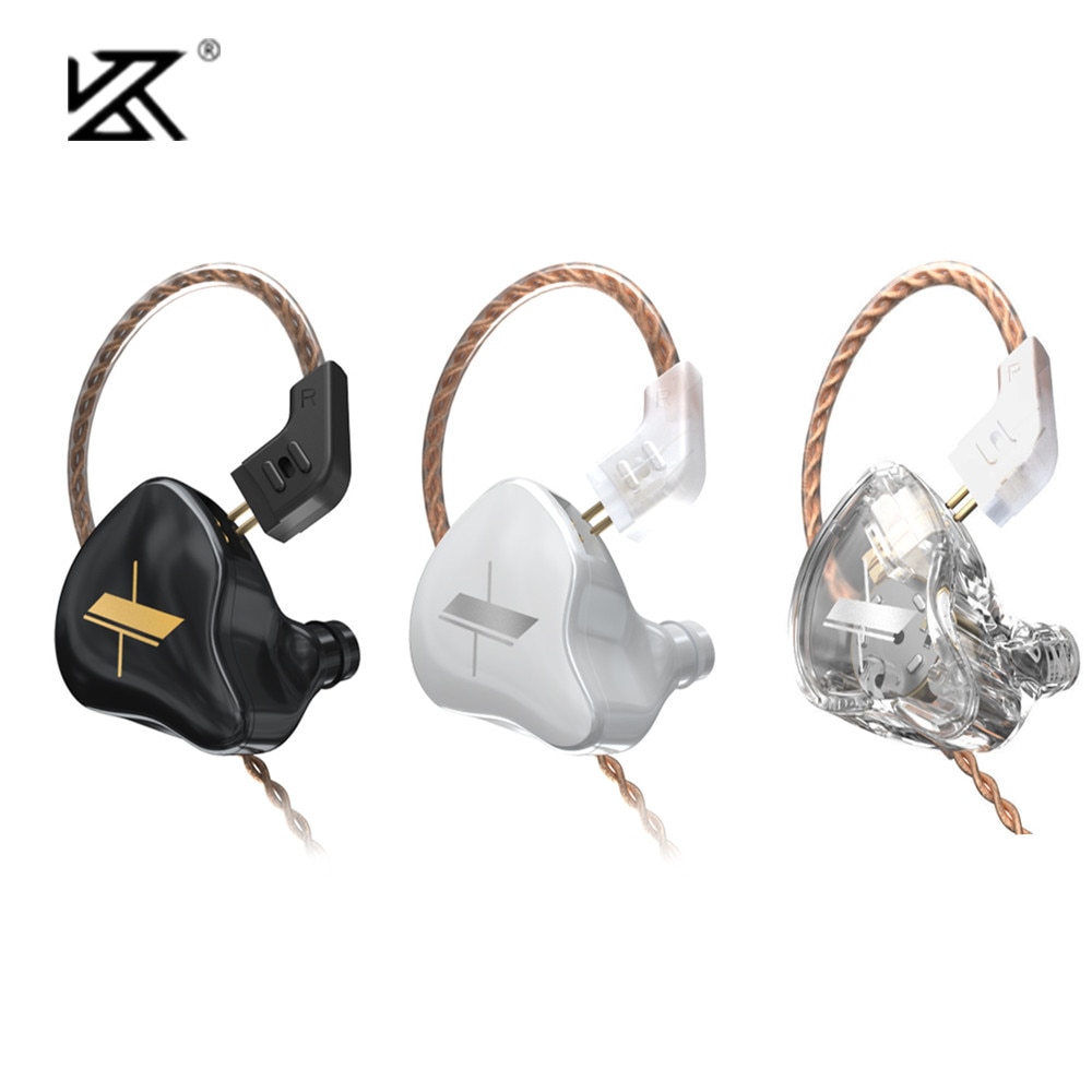 Auriculares dinámicos KZ EDX 1DD con Monitor de alta fidelidad para DJ, auriculares deportivos con cancelación de ruido, auriculares KZ ZST X ZSN PRO EDR1 ZAX ED9 ED12 ATE ZS3 ES3 ZS4 ZS3E