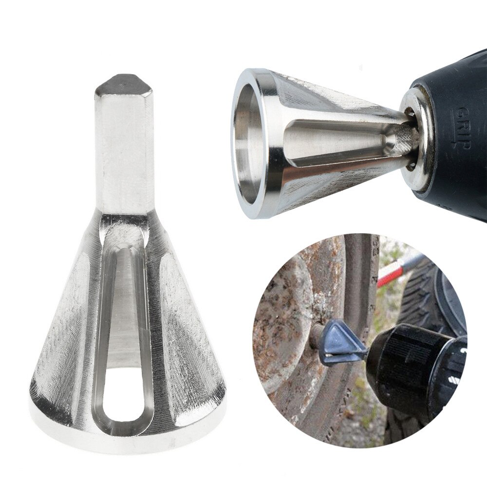 Schroef Ontbramen Band Reparatie Tools Silver Externe Afschuining Tool Boor Verwijderen Schroef Hoofd Burr Chuck Boor Accepteren