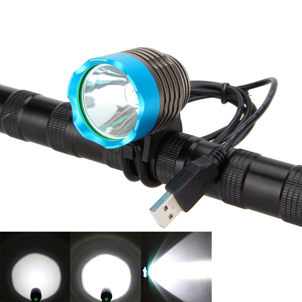 3000lm cree xm-l  t6 led usb cykelljus cykling pannlampa vattenpoof mtb cykel frontlampa camping vandring pannlampa cykel ljus