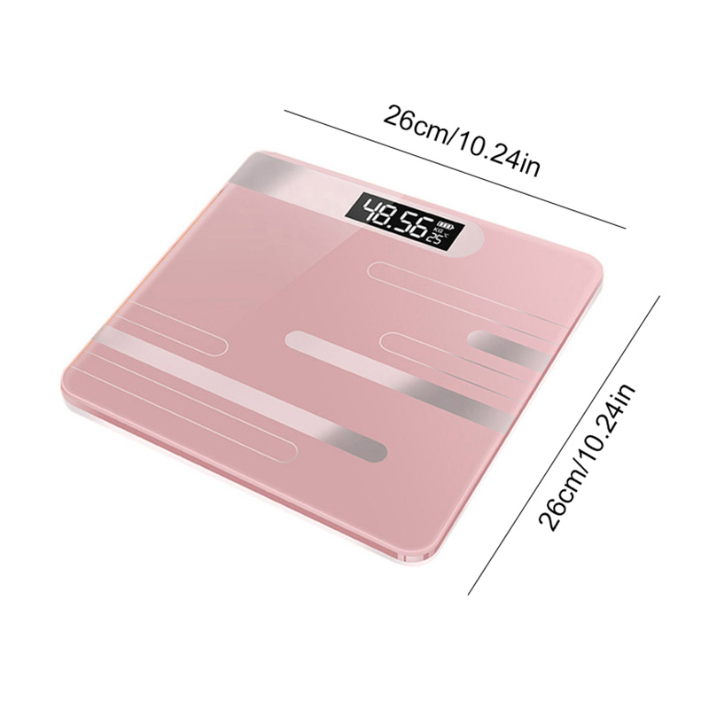 Body Weight Scale Floor Scales Bath Scale Glass Smart Electronic Scales LCD Display Body Weighing Digital