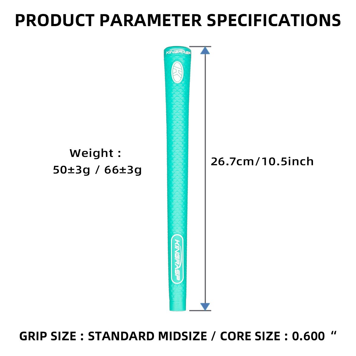 Midsize Golf Putter Grip rubber club grip Scaly golf equipment golf rubber grip putter special