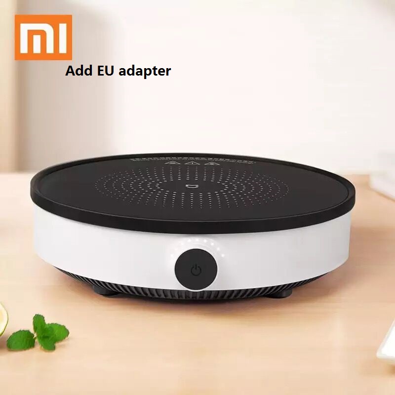 Xiaomi Mijia induction cooker Youth Edition Smart electric oven Plate Precise Control cookers cooktop plate pot: Add EU adapter