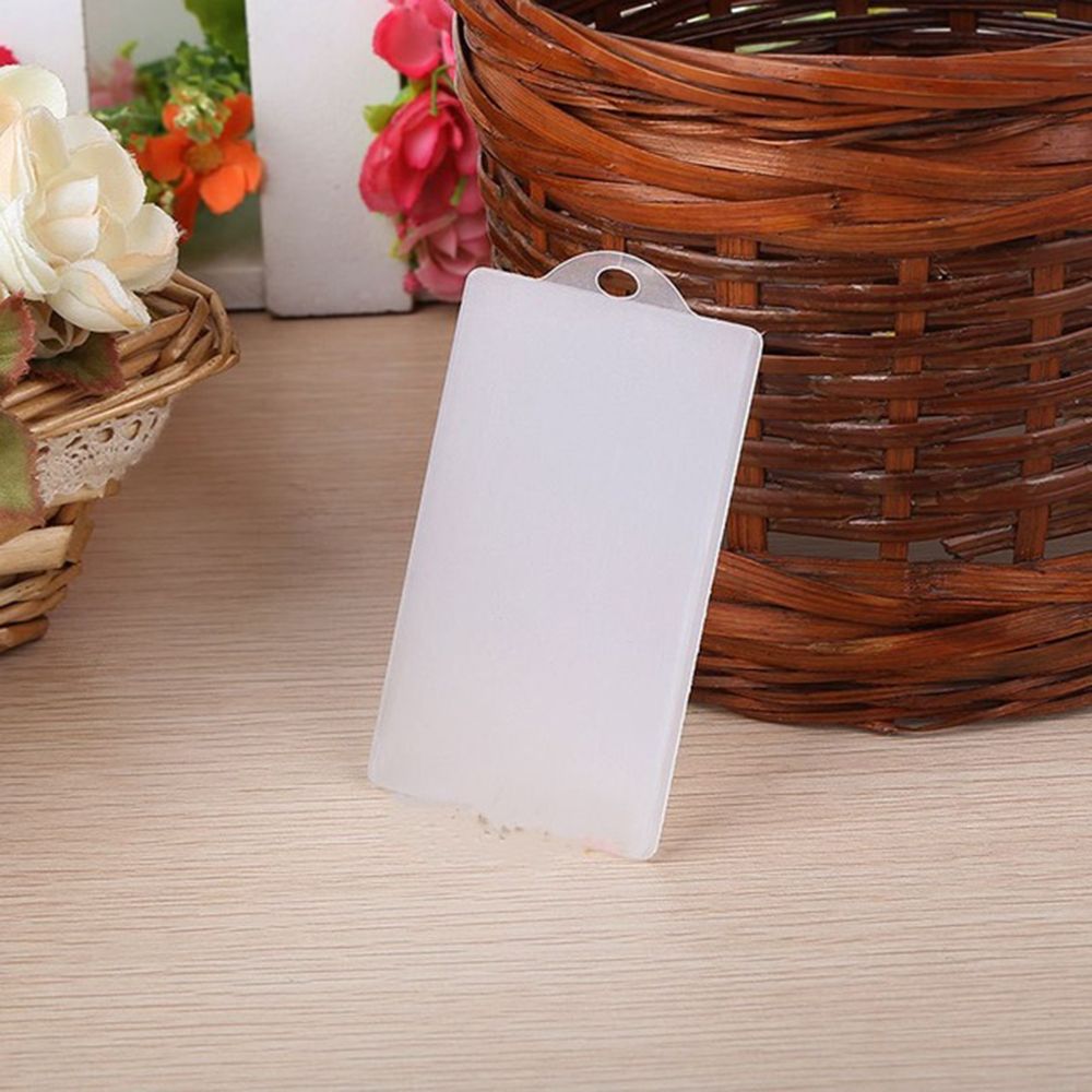 Durable Pack of Hard Plastic ID Card Badge Holder Employee Name Tag Student Card Holder Case ID Card Case: A