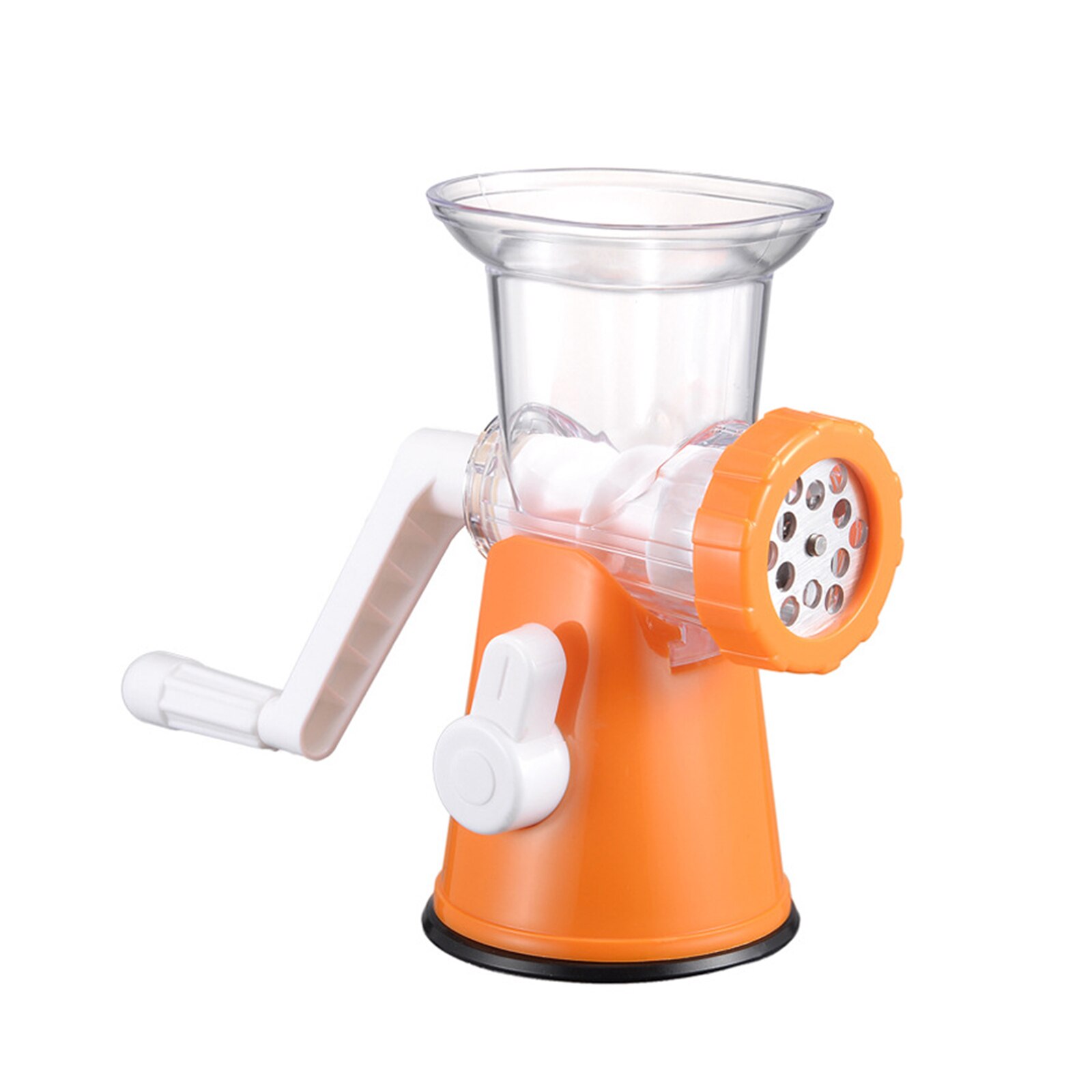 Kichen Meat Grinder Manual Food Grinder Hand Meat Mincer Grinding Machine with Suction Base Sausage Stuffing Tube Grinding Plate