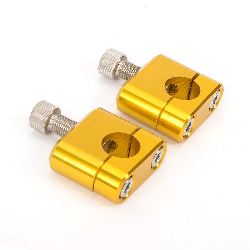 For Benelli TNT 125 135 Cnc Motorcycle Handlebar Fat Bar Mount Clamp Riser Adaptor 22 28 Mm Motorcycle Accessories: 22mm gold