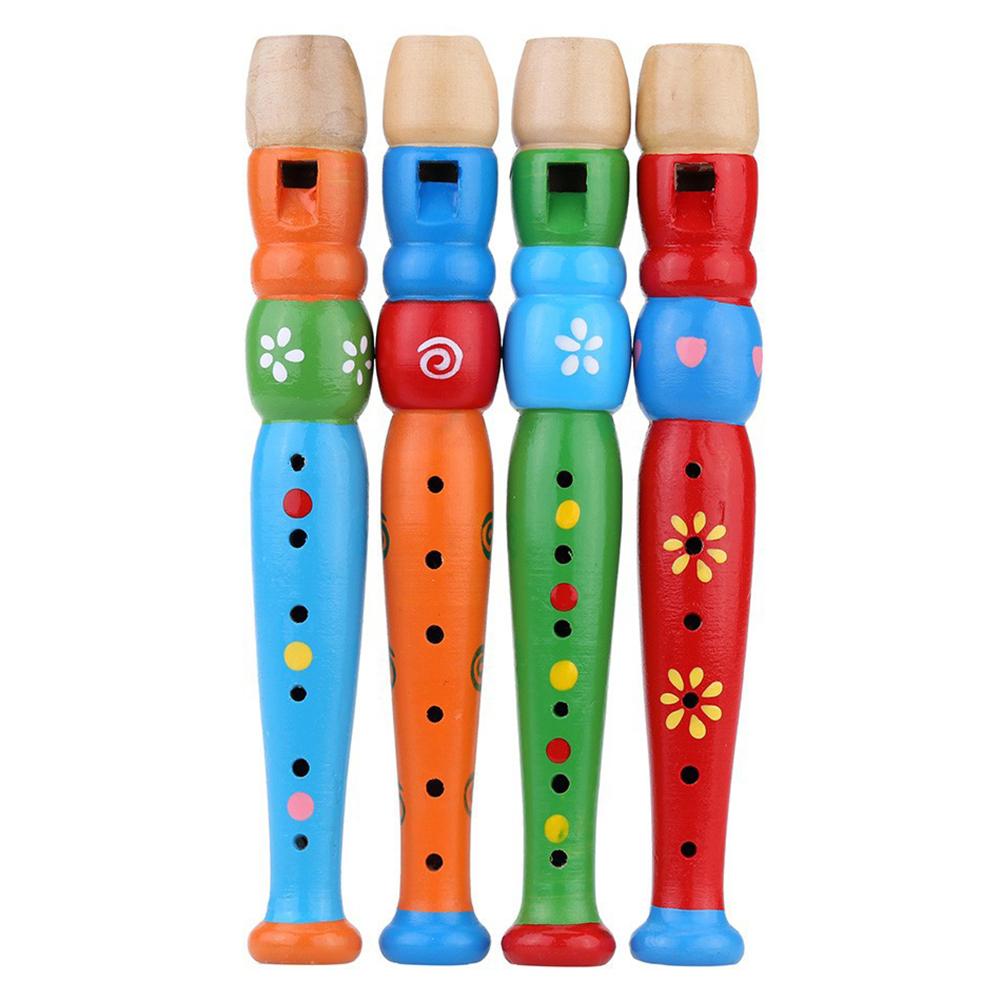 1Pcs Clarinet Wooden Children 6 Small Hole Piccolo Playing Musical Instruments Infants And Young Children Educational Toys