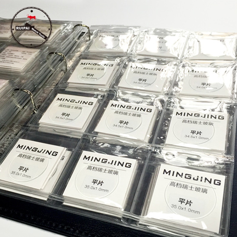 41pcs/set Mineral Watch Crystal Glass 20mm~40mm Assort size 1.0 thickness Watch Glass