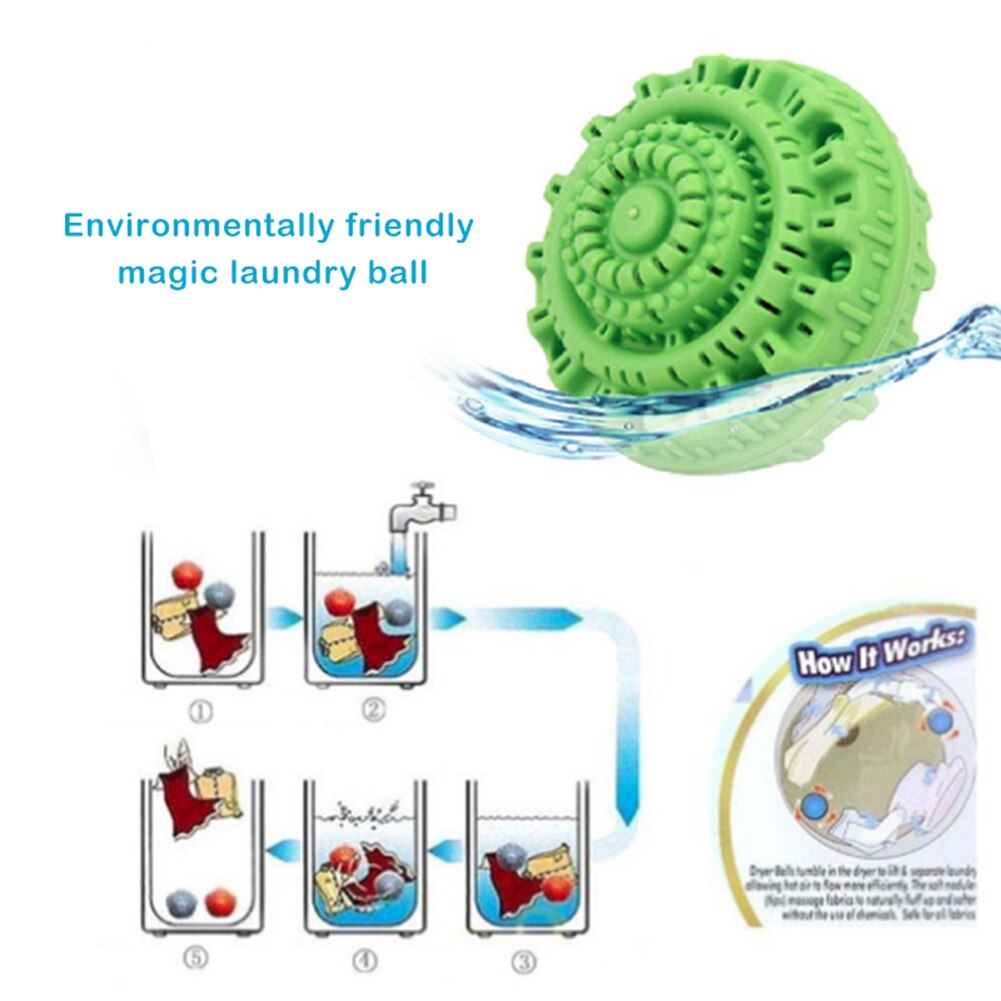 Eco Magic-bola de lavado para lavadora Orb, súper descontaminación, ION 2, suministros para el hogar