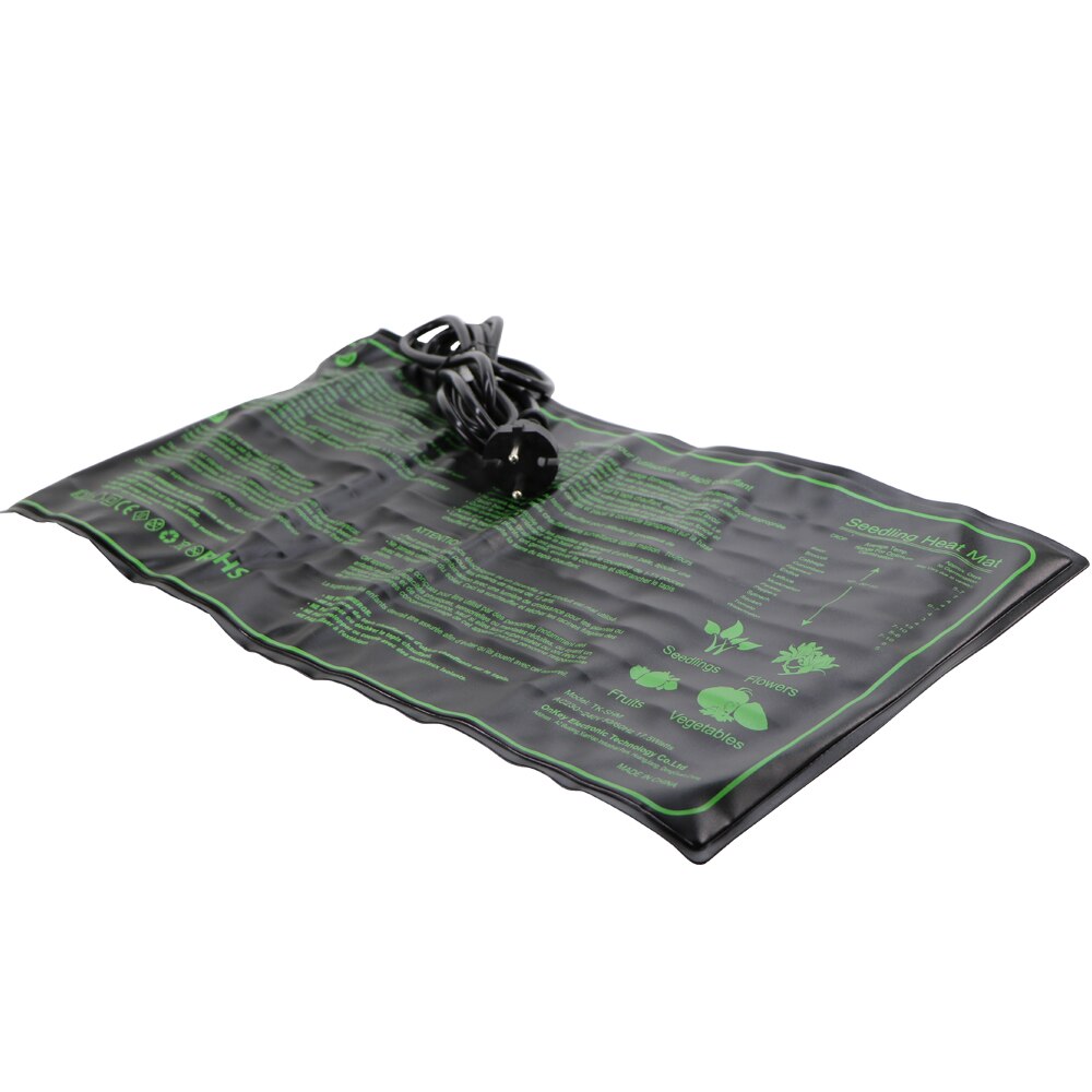 Plant Heat Mat 20x10 Inches Durable Waterproof Seed Germination Propagation Hydroponic Pad US UK EU AU Plug Garden Supplies