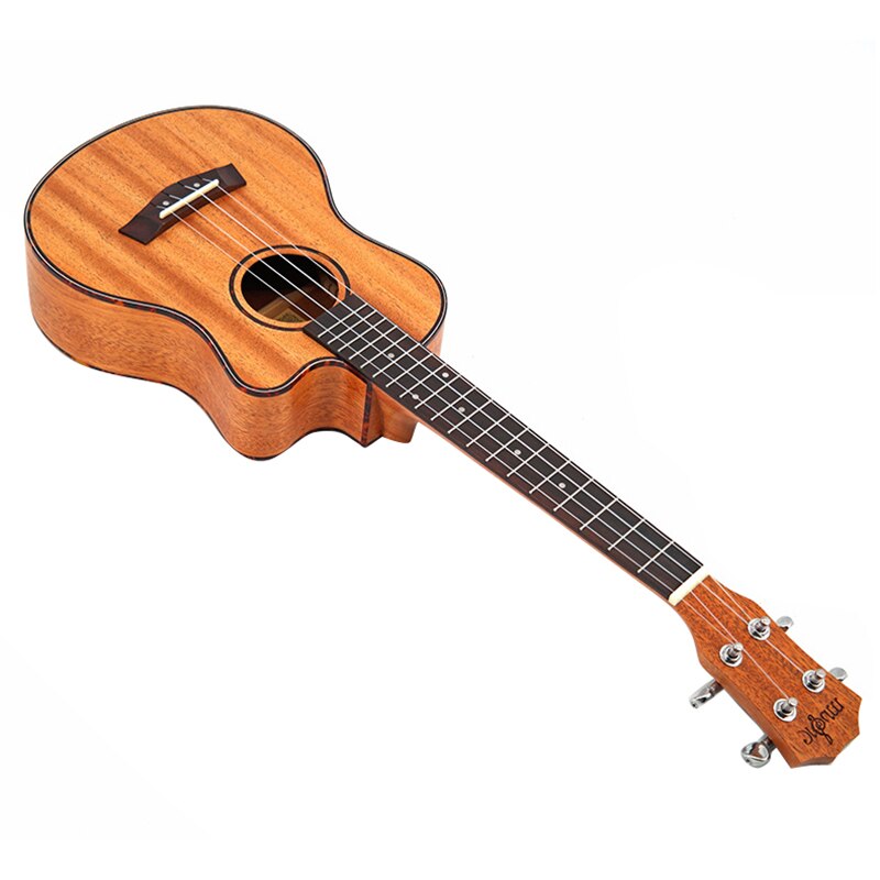 26 Inch Ukulele Set 19 Fret Tenor Mahogany Wood Ukulele Hawaii 4 String Mini Guitar Guitarra Rosewood Fingerboard Metal Pegs