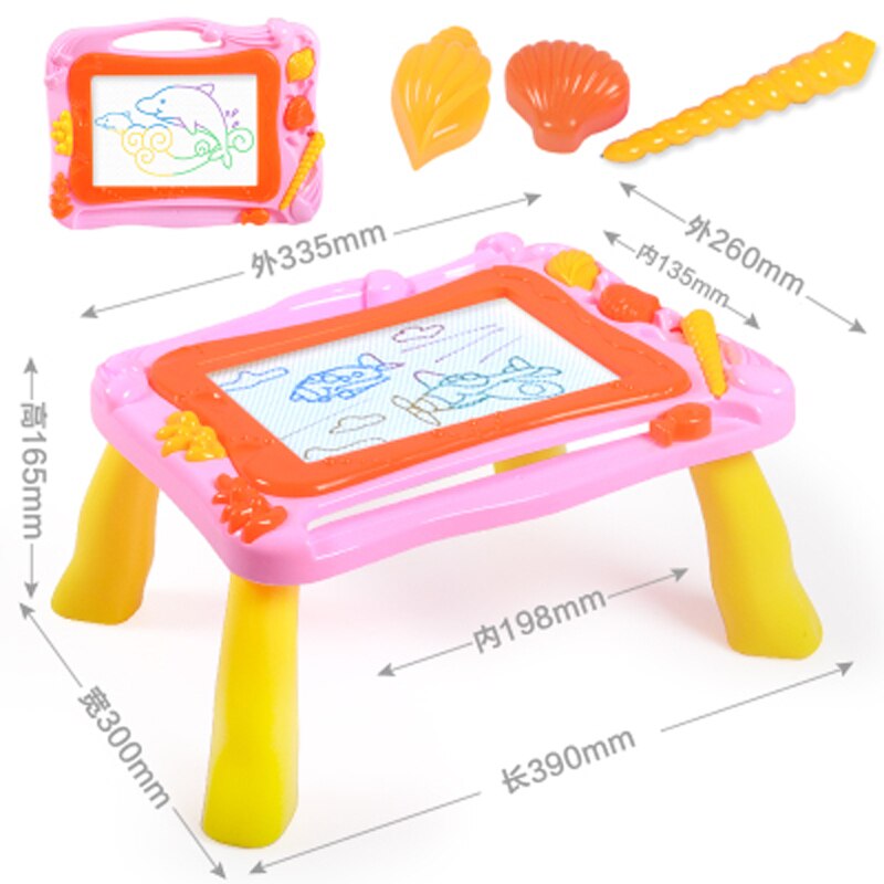 Multi-Function Big Size Painting Graffiti Board Toys ABS Material Magnetic Educational Write&amp;Drawing Board Desk Toy For Children