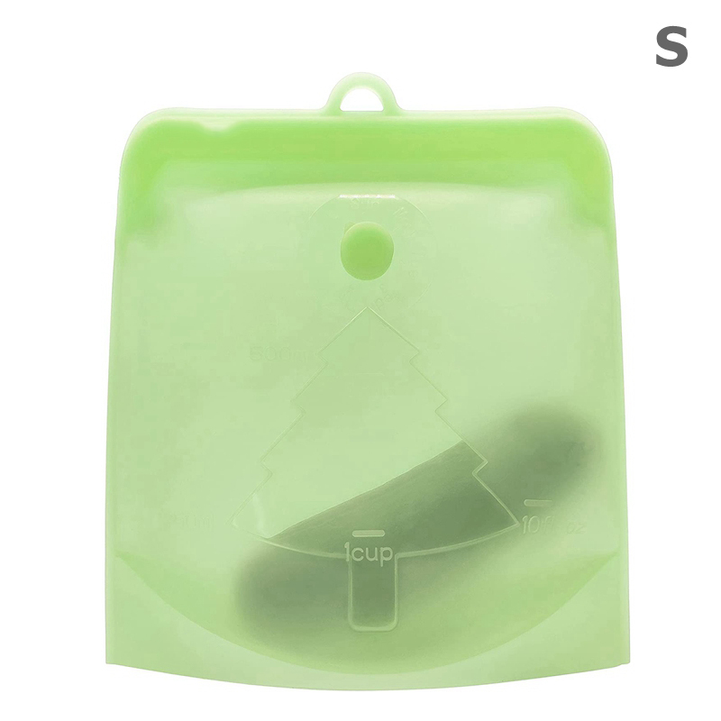 Kuchenna torba robić przechowywania żywności, pakowana próżniowo, samouszczelniająca się torba robić zupy, mrożona żywność, silikonowa torba robić przechowywania świeżości: Ciemny khaki