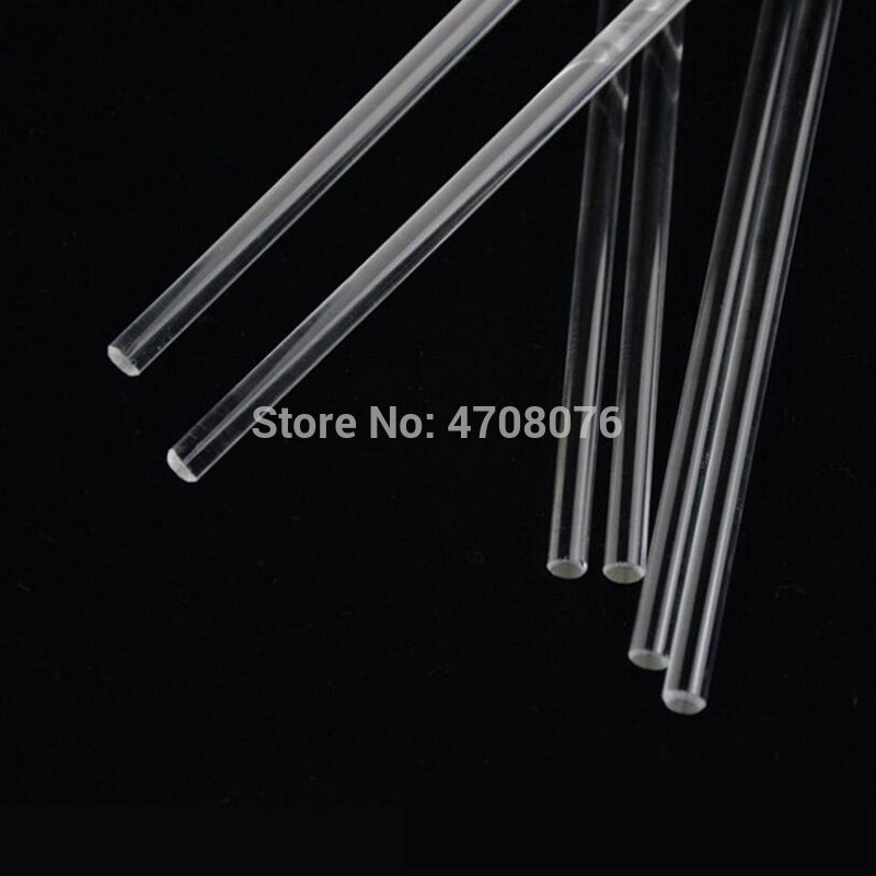 Diámetro 10mm 10 unids/lote varilla de agitación de vidrio de borosilicato Dispositivo de agitación de laboratorio agitador de vidrio para un ensayo científico transparente