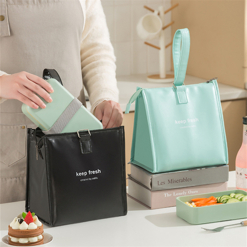 One-shoulder Bento Bag Student Lunch Box Bag Lunch Bag Office Worker Carrying Lunch Bag Thermal Insulation Bag