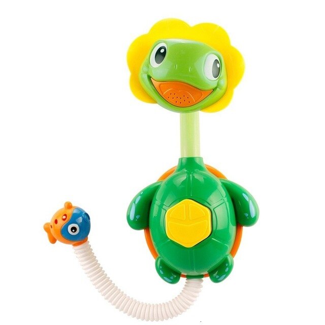 Interessant babybad water sproeiend bad kinderen bad tuiten zuignappen opvouwbare sproeikraan badkamer spelen babyshower speelgoed: Default Title