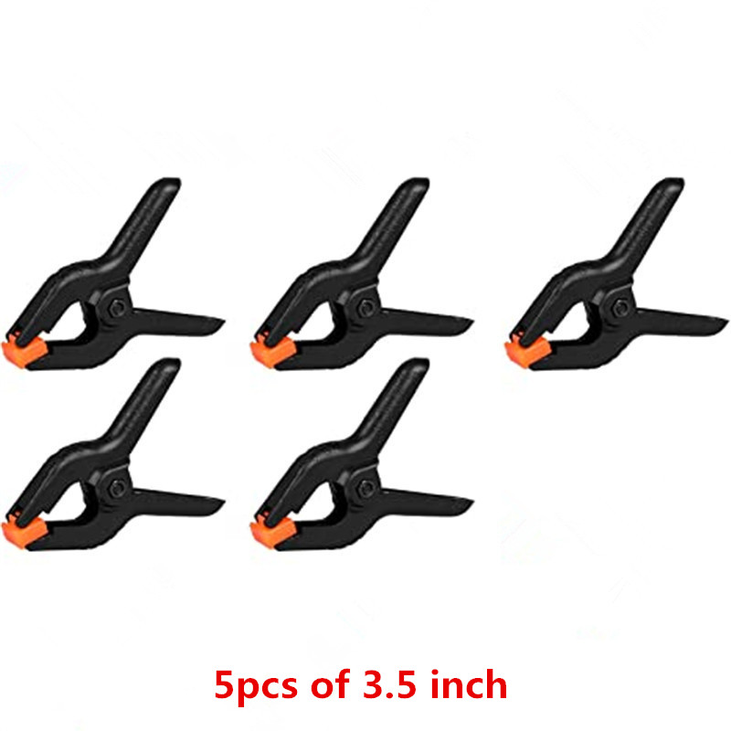 1/12PCS Photography Heavy Duty Muslin Clamps Photo Booth Background Stand Clip Fixed Backdrop Muslin Green Screen: GRAY