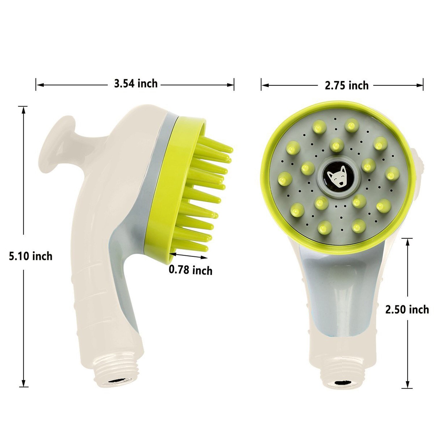 Huisdier Baden Tool Comfortabele Massager Douche Tool Schoonmaken Wassen Bad Sproeiers Hond Borstel Huisdier Scrubber Slang Adapters