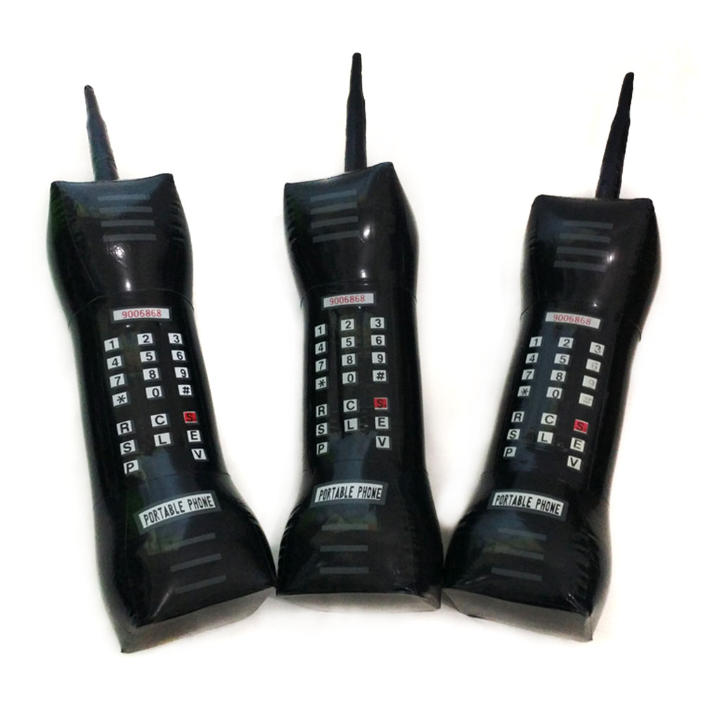 Aufblasbare Handy 80er 90er Party Dekorationen Liefert Retro Zelle Kleid Zubehör Telefonzelle Requisiten Aufgeblasen Pvc Spielzeug
