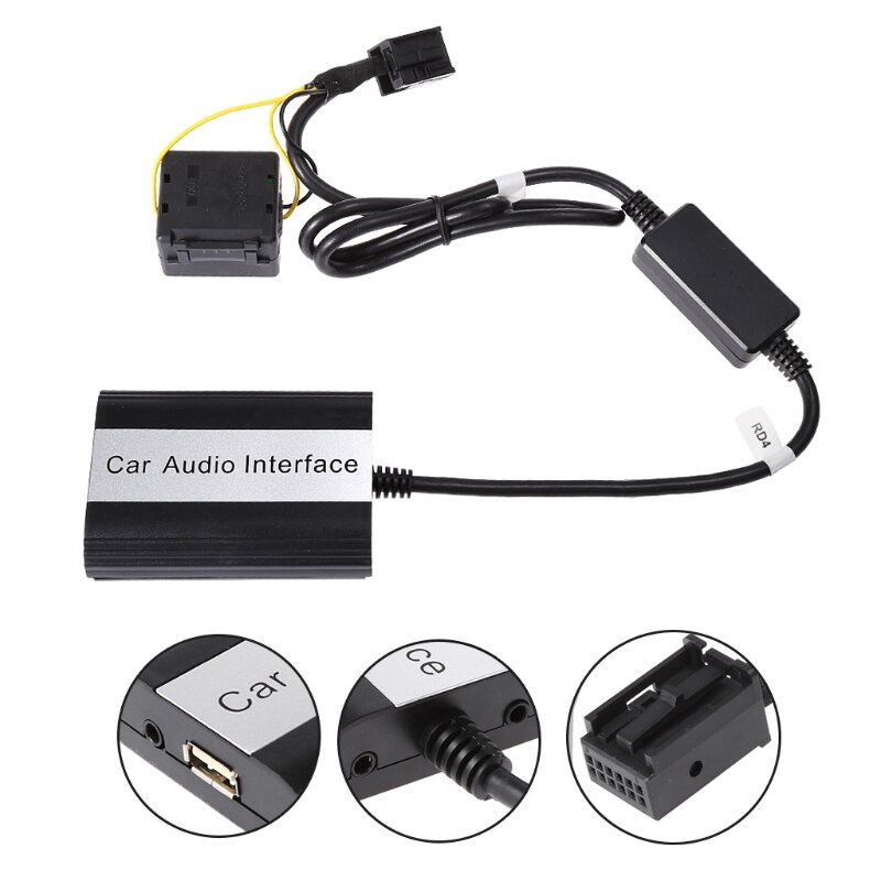 Adaptateur MP3 AUX Interface RD4 Peugeot CITROEN | , kit de voiture Bluetooth, pour Peugeot CITROEN