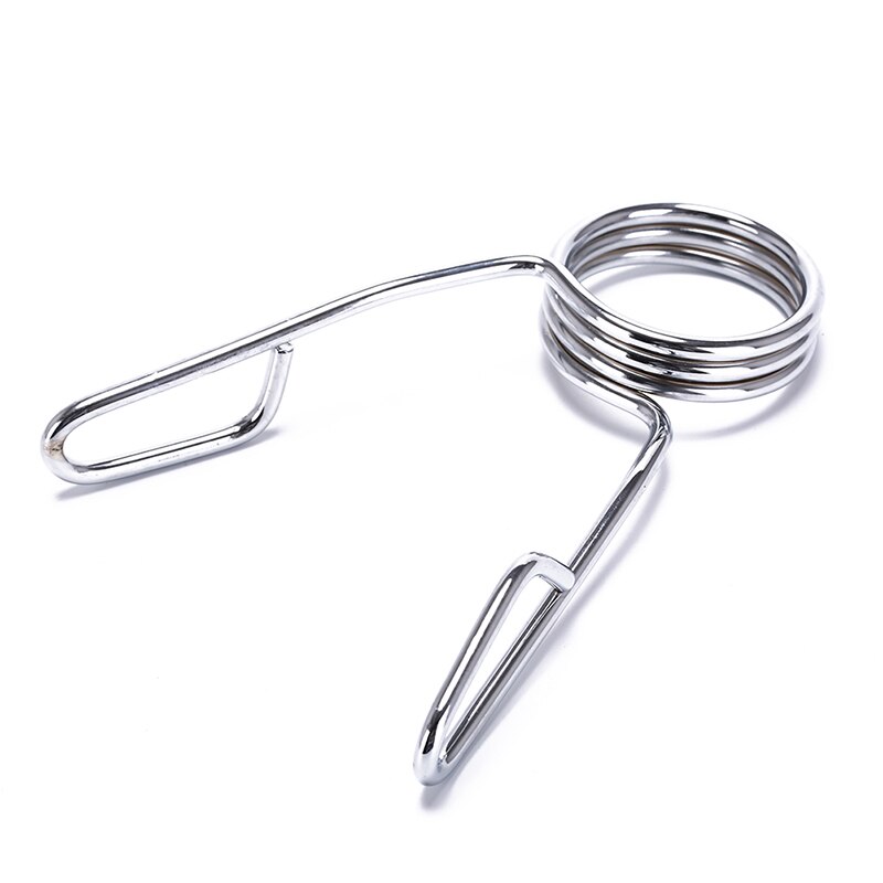 2 stuks standaard 2 " gewichtsstangen met veerkraagclips voor halterstangklem met diameter 5cm gewichthefgymvergrendelingsringen