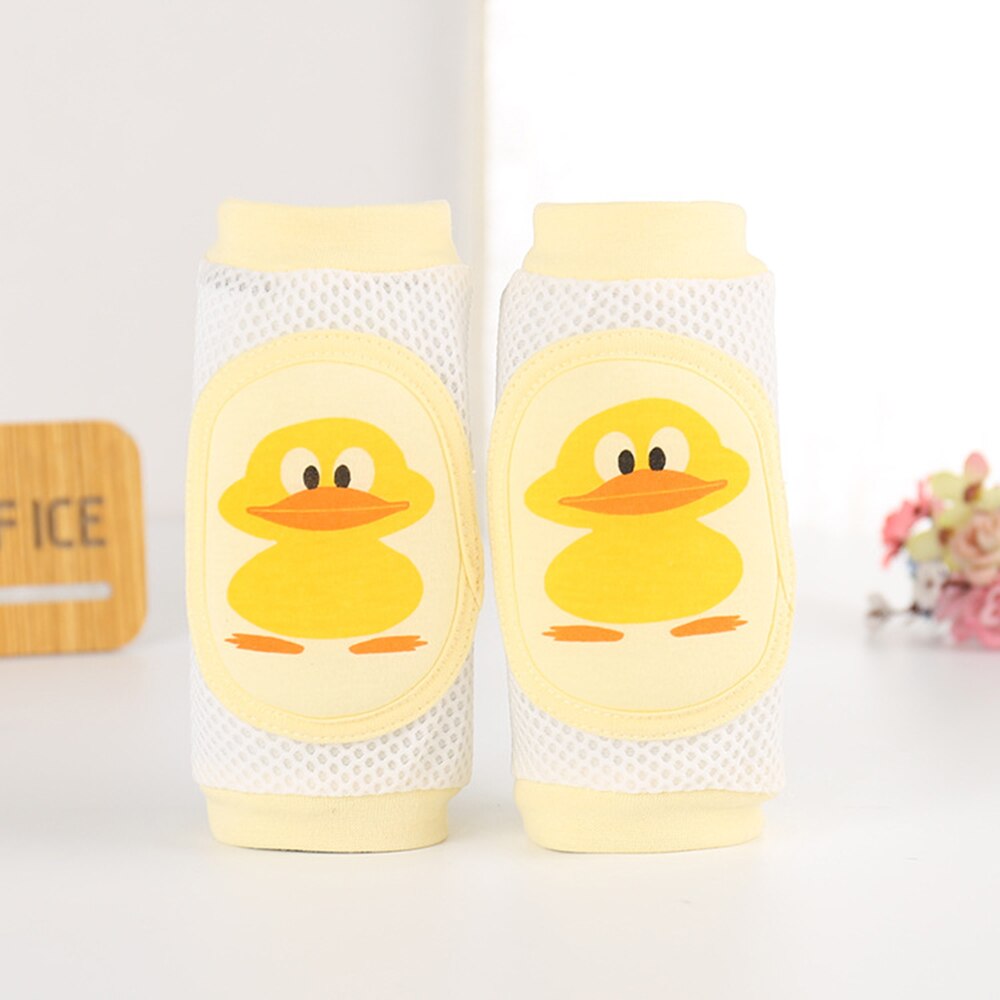 Sell well baby Cartoon Animal mesh knee pads high elastic silk knee pads elbow crawl toddler anti-fall protector children care