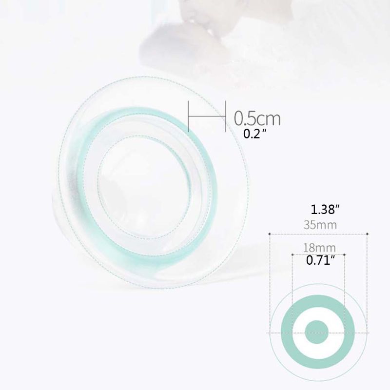 Nipple Corrector for Flat Inverted Nipples Soft Silicone Nipple Aspirator Puller