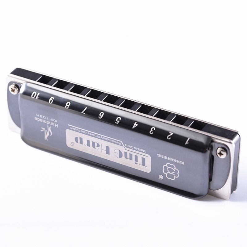 Kongsheng instrumento harmônico azul, 10 buracos, azul, gaita, armónica, harp, profissional, harpa