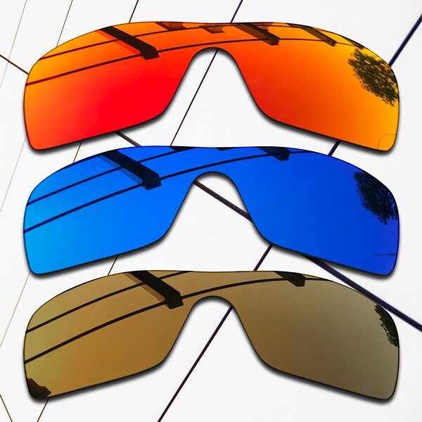 E.O.S Polarized Replacement Lenses for Oakley Antix Sunglasses - Varieties Colors: Fire-Blue-BronzeGold